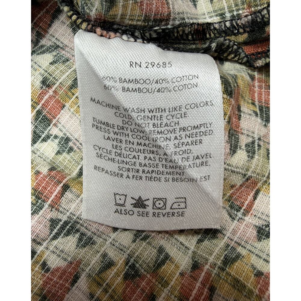 Pendleton Bamboo Shirt Mens Large Camp Collar Short Sleeve Geometric Aztec Brown - Picture 7 of 11